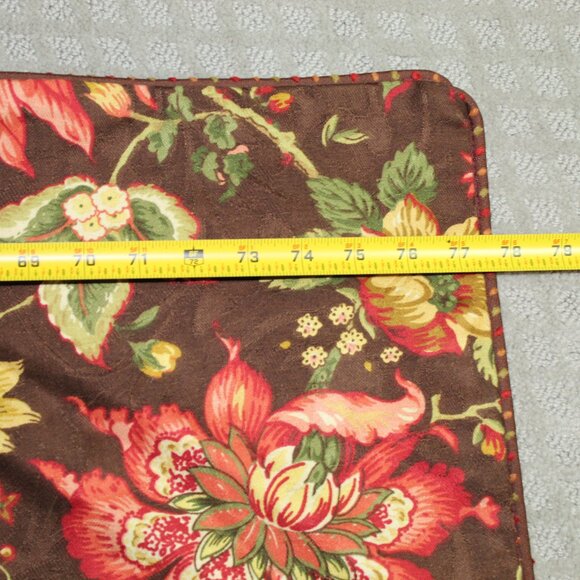 PREMIUM QUALITY Vintage Floral 50"x20" Custom Made Lined Valance - Picture 3 of 6